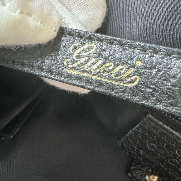 Gucci GG Supreme Abbey Canvas & Leather Shoulder Bag - Picture 10 of 13